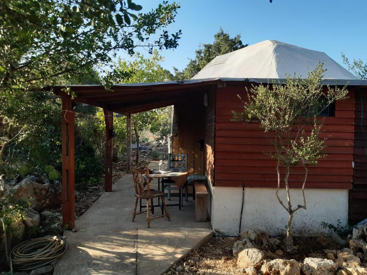 בקתת עץ בחורש במנות - דום גיאודזי - Wooden Cabin In Manot Zewnętrze zdjęcie